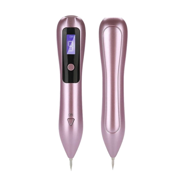 Vogacara Bolígrafo eléctrico con pantalla LCD, máquina de extracción ajustable de 9 niveles, herramienta para la piel Tratamientos faciales Oro rosa Vogacara CE000123-03B