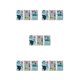 thumbnail image 1 of Matsuzay 3 Pieces Luminous Sticker Glowing Wallpapers Underwater Biological PVC Fluorescent Self-adhesive Pasters Ceiling Decals Animal Type2 NO2, 1 of 6