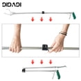 thumbnail image 6 of 25“-47” Collapsible Snake Grabber, DIDADI Professional Reptile Snake Tongs,Snake Catcher Safe for Snakes,Stainless Steel Reptile Catcher Stick with Lock Zigzag, Wide Jaw Handling Tool for Outdoor Yard, 6 of 6