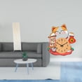 thumbnail image 2 of Pantalla de lámpara de pie,Lámpara de estudio minimalista con pantalla,Reloj de pared,Reloj de pared silencioso para amantes de los gatos,Bonito reloj de pared para dormitorios infantiles., 2 of 8