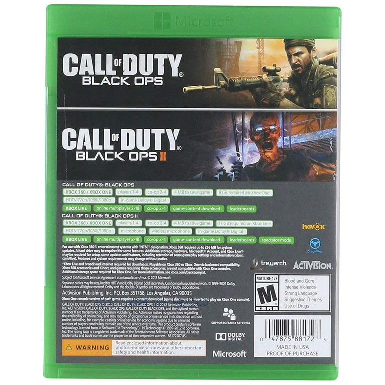 Call of Duty Black Ops 2 (XBOX ONE) cheap - Price of $13.04
