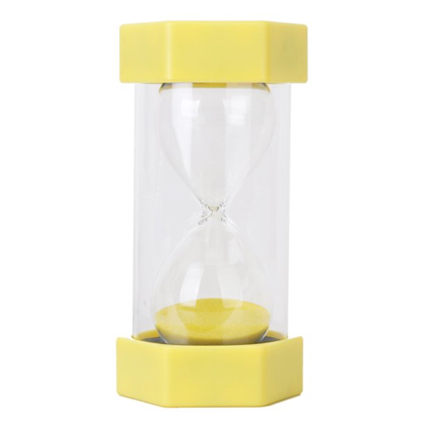 Nuevo reloj de arena, reloj de arena, temporizador de huevo, TEMPORIZADOR DE LIMPIEZA DE DIENTES, 1-10-20-30 minutos 3 min amarillo BLESIY Reloj de arena de cocina
