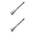 thumbnail image 4 of Naiovety Stainless Steel Cake Flower Mouth Decorative Tools Kitchen Cream Baking Flowers Tool Nozzles Reusable Decorating Accessory color acero 2Conjunto, 4 of 6