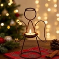 thumbnail image 3 of Elegant Winged Candle Holder Centerpiece Decorative Dining Room Table Desktop Ornament, 3 of 6
