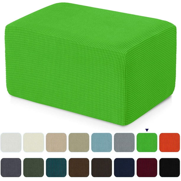 Ottoman Covers in Slipcovers