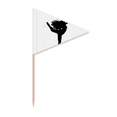 thumbnail image 1 of Sports Dance Dancer Performance Art Toothpick Triangle Cupcake Toppers Flag, 1 of 3