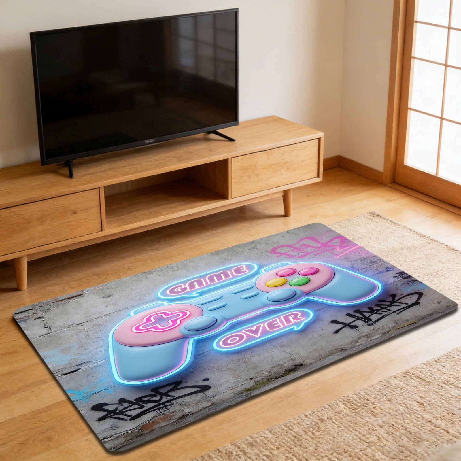 Soft Area Rug For Living Room Bedroom Floor Carpet With Modern Design