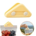 thumbnail image 2 of Food Sealer, Magnetic Chip Clips Adjustable Airtight Grip Kitchen Organization Chip Clips Snacks Bread Storage For Kitchen Home Bread Locker Decor, Kitchen Sealing Clips, 1Pc(Yellow,4.7x1.4"), 2 of 9