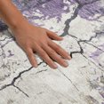 thumbnail image 3 of Addison Rugs Mayfield Premium Machine Washable Transitional Abstract Lavender Rectangle Rug, 3' x 5', 3 of 8