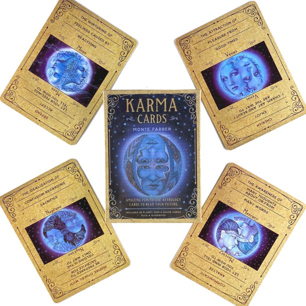 Cartas de lectura de oráculo de Tarot, juego de fiesta de ocio, baraja de Tarot de adivinación de alta calidad con guía en PDF Fivean unisex
