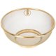 thumbnail image 5 of Stainless Steel Fine Mesh Colander Strainer Bowl for Rice Washing, Food Draining, Sifting, Filtering, and Steaming – Essential Kitchen Tool, Gold, 5 of 5