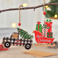 thumbnail image 4 of Adornos de coche de árbol de Navidad, camión de dibujos animados y colgantes con forma de coche para decoraciones de árbol de Navidad para el hogar Ormromra CPB-CJZ143-2, 4 of 5