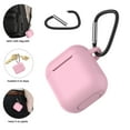 thumbnail image 6 of Tekcoo Case Cover For Airpods 1st /2nd, Full Protective Soft Silicone Case Accessories with Keychain for Apple AirPods 1st 2nd Generation Charging Case, Pink, 6 of 8