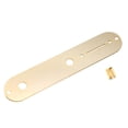 thumbnail image 3 of Musiclily Pro 32mm Steel Control Plate for Tele Style Electric Guitar, Gold, 3 of 5