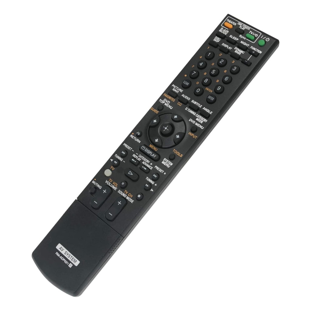 Replacement Ergonomic Grip Remote Audios Video System Accessories for Home Theater RM-ADP021 RM-ADP022 Remote Control
