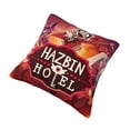 thumbnail image 3 of Throw Pillow Covers 12"x12" Inch, Hazbin Hotel Decorative Pillow Case for Sofa Couch Chair Bedroom Modern Decor, 3 of 7