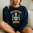 thumbnail image 4 of 67 Meme 6 7 Halloween Skeleton Rock On Six Seven Bruh – T-Shirt, Hoodie & Sweatshirt – Fun Halloween Apparel – For Meme, 4 of 6