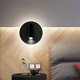 thumbnail image 5 of Luces De Noche Lámpara De Pared Led Luces De Pared De Hotel Interior Lámpara De Pared De Pasillo De Cama Con Interruptor Negro 3w + 9w (redondo), 5 of 5