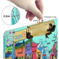 thumbnail image 4 of FMSHPON USA Map in Cartoon Style Clipboard Hardboard Wood Nursing Clip Board and Pull for Standard A4 Letter 13x9 inches, 4 of 5
