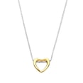 thumbnail image 2 of Gilded Silver Jewelco London Love Heart Halo Charm Necklace 16 + 2 inch, 2 of 4