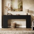 thumbnail image 6 of Tribesigns 71-inch Console Table for Entryway, Farmhouse Sofa Console Behind Couch, Entry Table for Hallway, Foyer, Living Room, Black, 6 of 9
