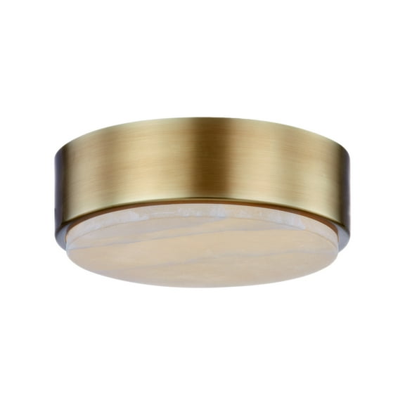Alora Lighting Fm325108-5Cct Blanco 8" Wide Led Flush Mount Drum Ceiling Fixture - Vintage