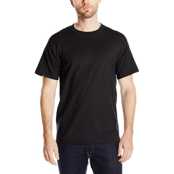 Hanes Men's Short Sleeve Beefy-t 4X-Large Black