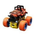 thumbnail image 2 of Gallickan Pull Back Car Toys for Toddlers 1-3, Friction Inertial Off-road Vehicle Toys Car, Car Toys for Kids Boys Girls Christmas Birthday Gifts, Orange, 2 of 3