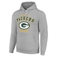 thumbnail image 2 of Unisex Starter Heather Gray Green Bay Packers Logo Pullover Hoodie, 2 of 3