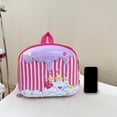 thumbnail image 3 of gcong Stylish School Backpack With Cartoon Ice Rocket Design Rucksack For Everyday Use And Casual Outings Hot Pink, 3 of 3