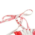 thumbnail image 4 of Baby Sleeveless High Waist Summer Infants Floral Romper+Headband, 4 of 7