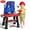 Blue+Red, variant on Wonderstone Kids Tool Bench Set with Electric Drill, Construction Workbench with Realistic Tools, Pretend Play Workshop Toy for Boys, Birthday Gift for Ages 3-8 (Blue & Red)