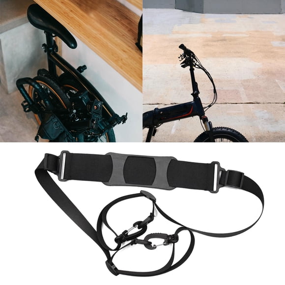 Accesorios de correa de hombro para patinete, 1 unidad, correas portátiles negras ajustables, para bicicletas plegables, bicicletas de equilibrio, CUTICAT Correa de hombro para patinete