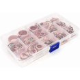 thumbnail image 2 of 300pcs 12size Copper Washer Copper Flat Washers M5-m20 Assortment Kit, 2 of 5