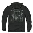 thumbnail image 3 of Metalocalypse Dethklok Band (Back Print) Adult Zipper Hoodie Sweatshirt Black, 3 of 3