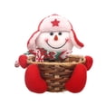 thumbnail image 1 of Cesta de almacenamiento de dulces navideños, cesta de dulces de Papá Noel, reno, muñeco de nieve, decoración navideña, cuenco para dulces, recipiente para azúcar navideño para niños, decoración de, 1 of 7