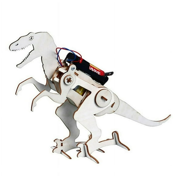 MesaSe 1PC Kids DIY Electric Dinosaur Experiment Model Physics Science Education Toys