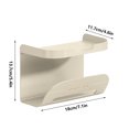 thumbnail image 2 of karymi Toilet Wall Mounted Tissue Box Storage And Storage Rack Multifunctional Punching Roll Paper Suction Rack Facial Towel Rack Up to 45% off, 2 of 3