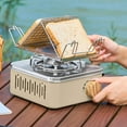thumbnail image 6 of Limited Time Deal karymi Outdoors Mini Card Stove Portable Outdoor Camping and Picnic Equipment Picnic Cookware Stoves Small Rectangle Stoves Card Stoves Clearance Sales Camping Essentials, 6 of 7