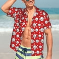 thumbnail image 3 of Haiem Cute Baseball Printed Hawaiian Shirt for Men - Men’s Casual Beach Summer Shirts - Stretch Fabric with Modern Fit-X-Large, 3 of 7