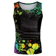 thumbnail image 4 of outfmvch tank top for men casual spring summer sleeveless printed tee shirt tank womens tops black, 4 of 5