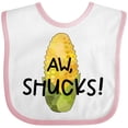 thumbnail image 3 of Inktastic Aw, Shucks Corn on the Cob Humor Boys or Girls Baby Bib, 3 of 4