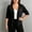 *Black, variant on ClodeEU Women's Open Front 3/4 Sleeve Cardigan,Casual Loose Fit Lightweight Jacket White,Women's Plus XXXXL