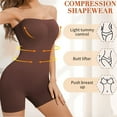 thumbnail image 3 of Strapless Shapewear Bodysuit for Women Under Dress Seamless Tummy Control Full Body Shaper Bodysuit,limming Butt Lifter, 3 of 8