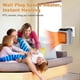 thumbnail image 4 of Ceramic Portable Heater with Remote Control, 800W Power, 12-Hour Timer, Dual Heat Modes, LED Screen for Home and Office Use, 4 of 5
