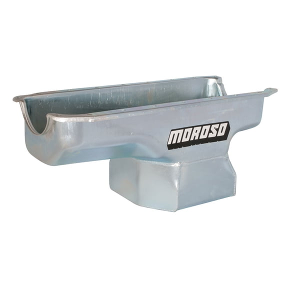 Moroso for Mopar 360 (w/Center Sump) Deep Wet Sump 8qt 10in Steel Oil Pan