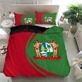 thumbnail image 1 of Suriname Flag Coat Of Arms Bedding Set Circle RLT7, 1 of 5