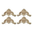 thumbnail image 1 of Apliques decorativos de madera Macarena 5cmx5cmx0.8cm Tallado DIY, 1 of 8