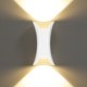 thumbnail image 1 of Aplique de pared LED moderno y creativo de 20 W Lámpara de pared impermeable IP65 Aluminio LED Arandela de pared Interior exterior para dormitorio Sala de estar Baño Entrada Escalera Porche Pasillo-(3000k)Blanco oso de fresa Electrónica, 1 of 4