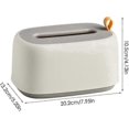 thumbnail image 2 of Wet Wipes Dispenser Holder - Wall-mounted Wet Tissue Box Baby Wipes Box Home Office Desk, Dorm, Kitchen, Washroom, White Szrh A-d, 2 of 4